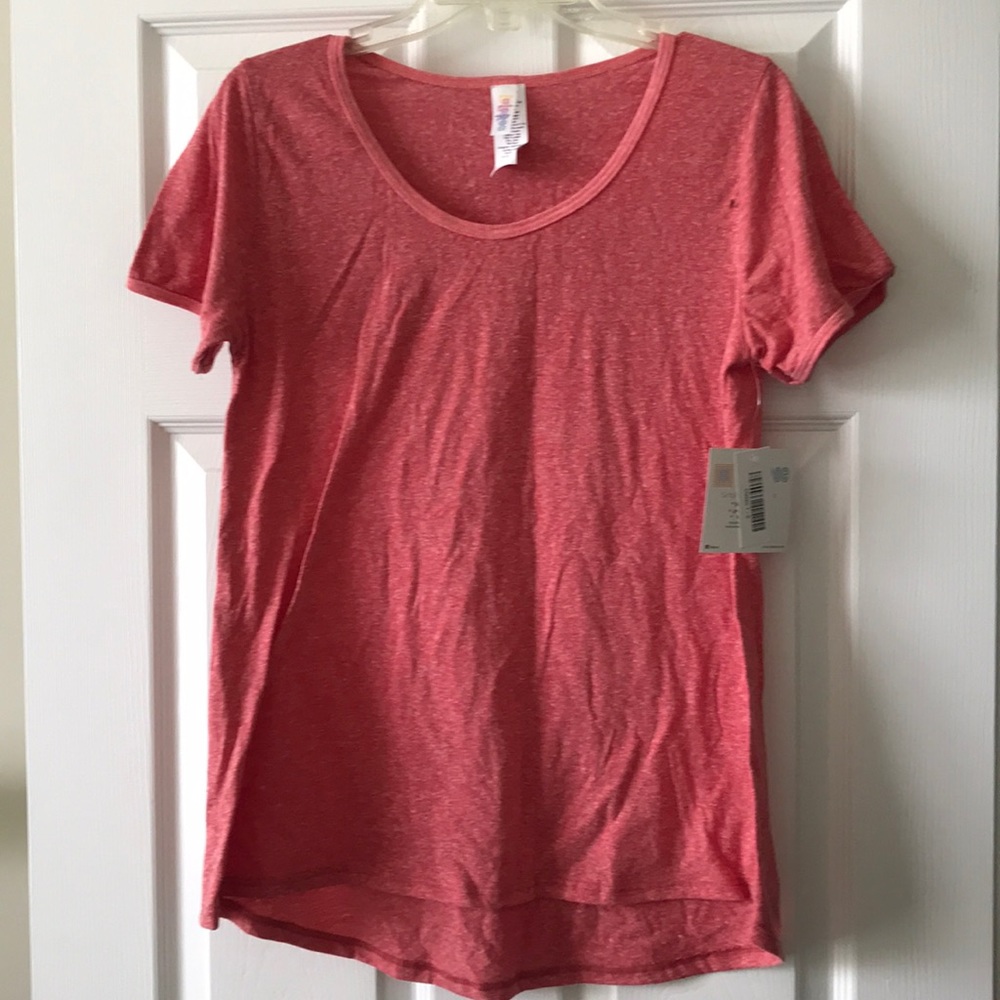 Vibrant Coral Lularoe Classic Tee